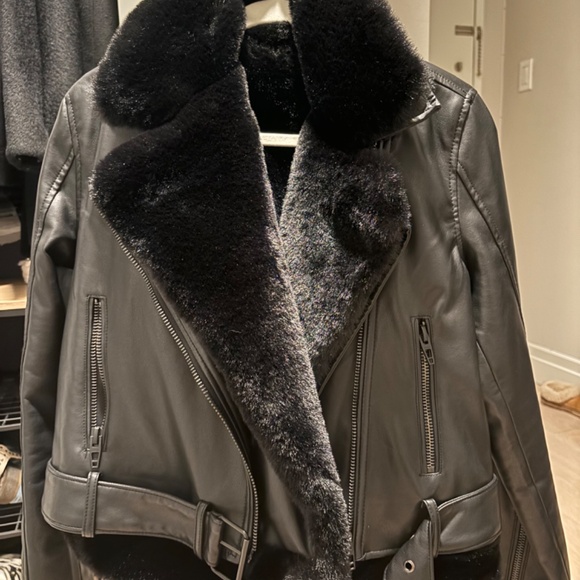 Blank NYC Faux fur leather jacket - Picture 3 of 5